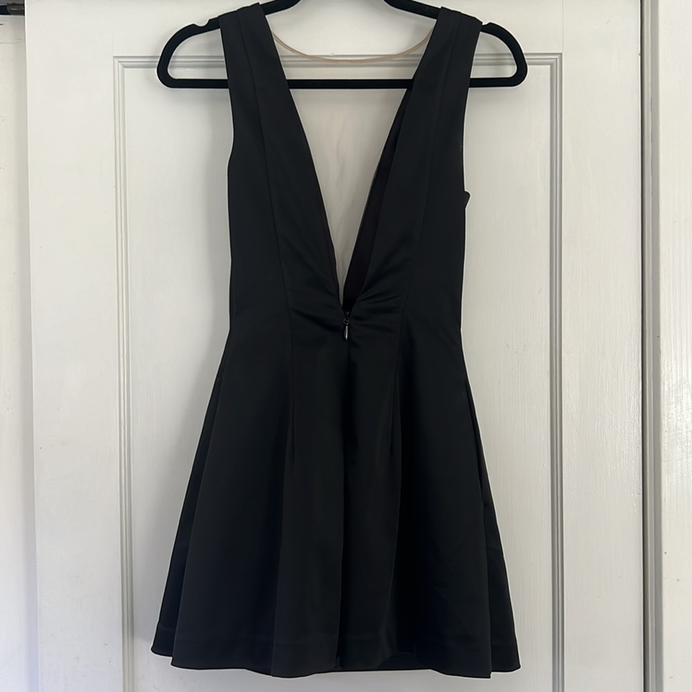 ☀️ Bebe Black Mesh Front Mini Dress (read description) - Picture 8 of 10